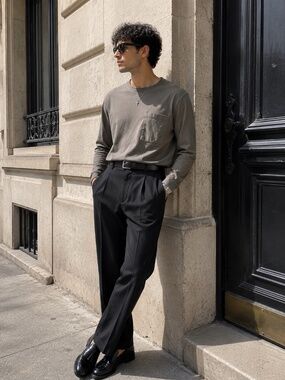 Transit Long Sleeve Pocker Cotton / Elastane Sz Small Authentic